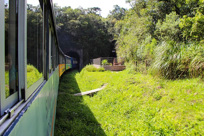 Scenic Train ride to historical cities of Morretes and Antonina - Eating barreado beside the Nhundiaquara River