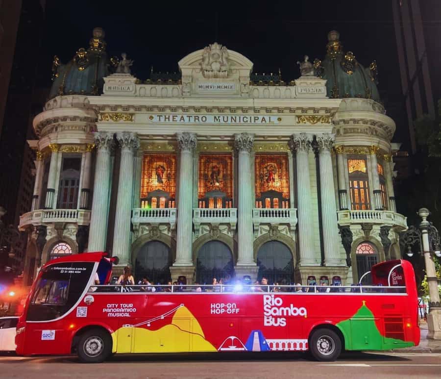 Skyline Night Tour Rio de Janeiro - Panoramic City Tour Rio Samba Bus - Lapa, the most memorable section