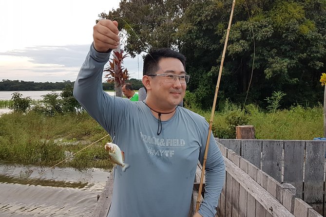 Solimoes River Piranha Fishing and Alligator Watching Tour - From Manaus to Iranduba by late-afternoon boat