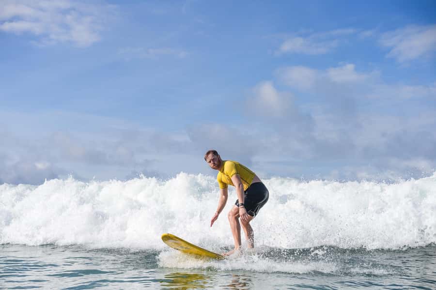 Surf lessons: in Arpoador in Ipanema. - Who will get the most from this class